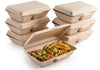 Plant  Fiber Clamshell To-Go Containers