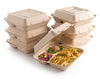 Plant  Fiber Clamshell To-Go Containers